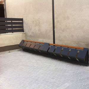 aparcabicis de suelo