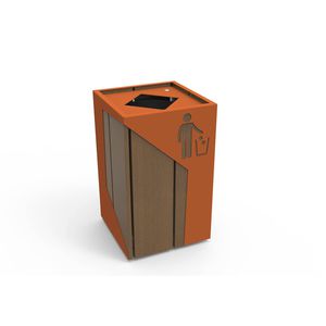 cubo de basura público