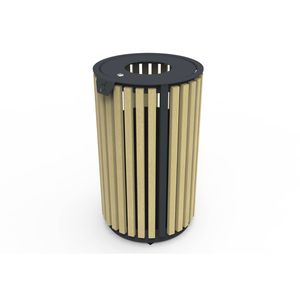cubo de basura público