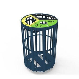 cubo de basura público