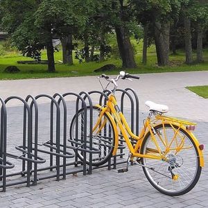 aparcabicis de suelo