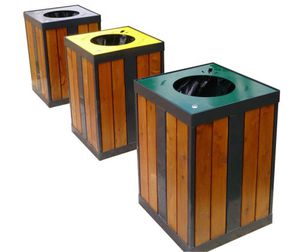 cubo de basura público