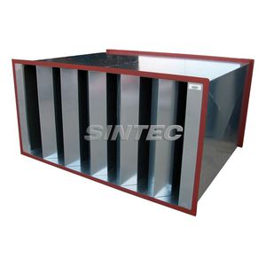 silenciador de orificios de ventilación de acero