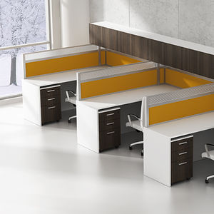 escritorio para open space / de material laminado / contemporáneo / para el sector servicios
