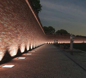 luminaria empotrable de suelo