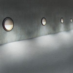 luminaria empotrable de pared