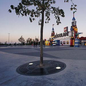 luminaria empotrable de suelo