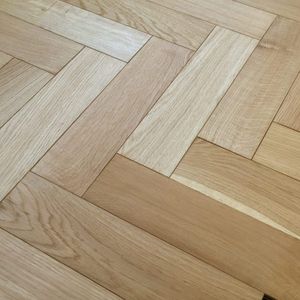 parquet multicapa / para pegar / flotante / de roble natural