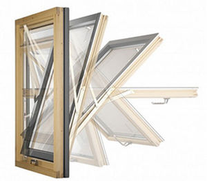 ventana de madera