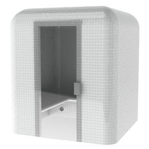 baño de vapor enlosado