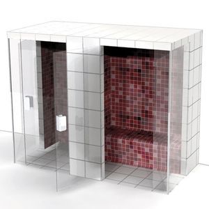 baño de vapor con ducha integrada