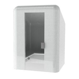 baño de vapor enlosado