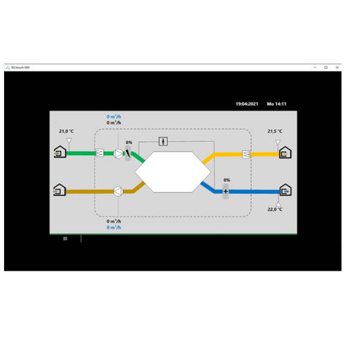 Pantalla táctil para sistema de ventilación - TACTOUCH  - P. LEMMENS COMPANY - de pared / con pantalla digital / de interior