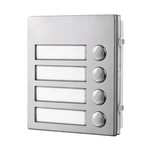 Módulo de interfono de acero inoxidable - 4844 - Videx Electronics S.p.A. - de aluminio anodizado / de acero inoxidable con acabado mate / de uso no residencial