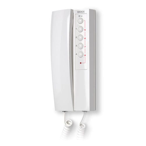 Interfono audio blanco - 3187/8 - Videx Electronics S.p.A. - de uso no residencial / de pared / de interior
