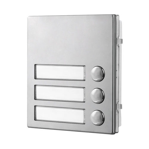 Módulo de interfono de acero inoxidable - 4043 - Videx Electronics S.p.A. - de acero inoxidable con acabado mate / de aluminio anodizado / de uso no residencial