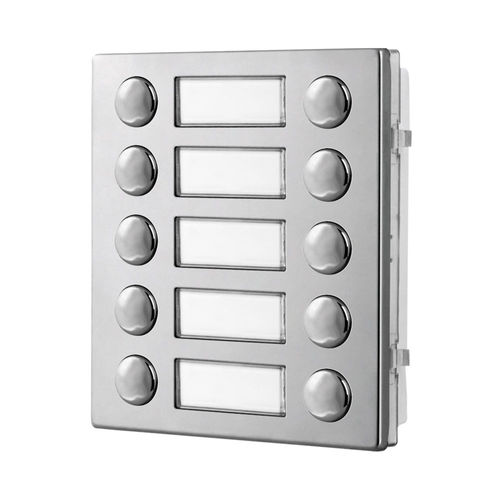 Módulo de interfono de acero inoxidable - 4045D - Videx Electronics S.p.A. - de acero inoxidable con acabado mate / de aluminio anodizado / de uso no residencial