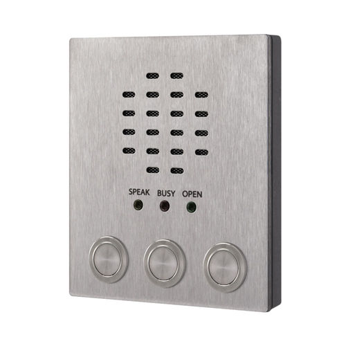 Módulo de interfono de acero inoxidable cepillado - VR4KAM2W-3 - Videx Electronics S.p.A. - de uso no residencial / empotrable / de exterior