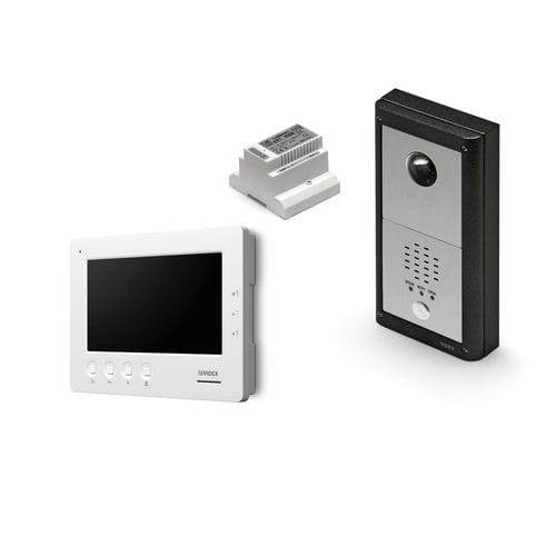 Videoportero blanco - VK4KX/6256 - Videx Electronics S.p.A. - negro / empotrable / de exterior