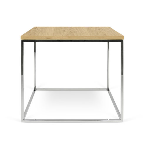 Mesita auxiliar contemporánea - GLEAM 50 - TEMAHOME - de roble / de nogal / de chapa de madera