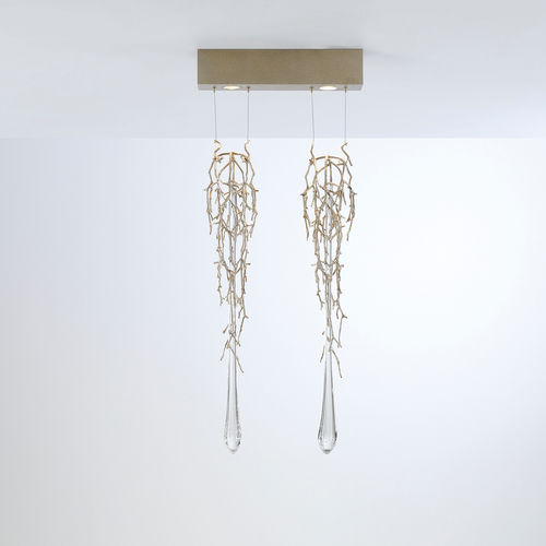 Lámpara suspendida - TWIN - Serip - de metal / de vidrio / contemporánea