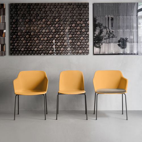 Sillón contemporáneo - DEEP BIO - Quinti. - de plástico / amarillo / color personalizado