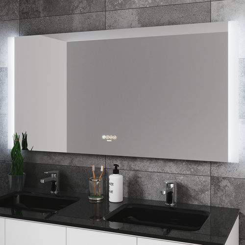 Espejo para baño de pared - DOUBLE BLUE - BISELARTE - para hotel / para habitación de hotel / para baño público