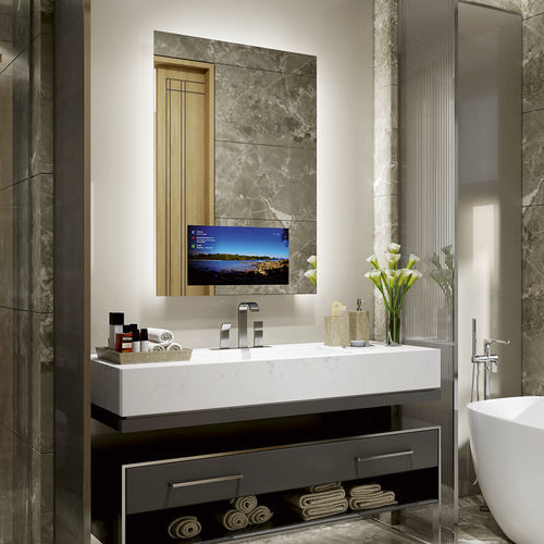 Espejo para baño de pared - HIDE - BISELARTE - para hotel / para habitación de hotel / para espacio público