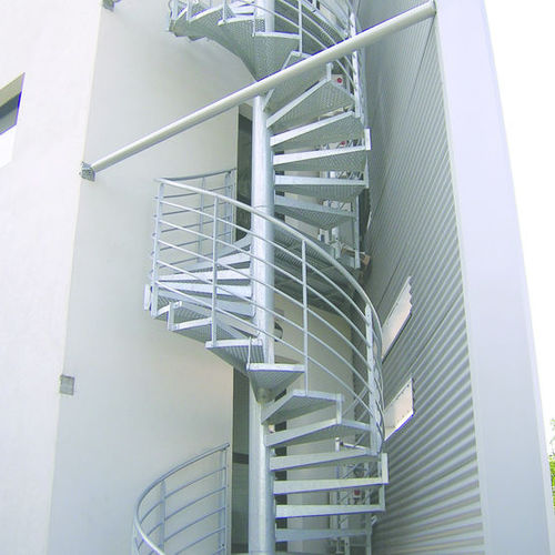 Escalera de caracol - LINEA - JK TECHNIC - contemporánea / estructura