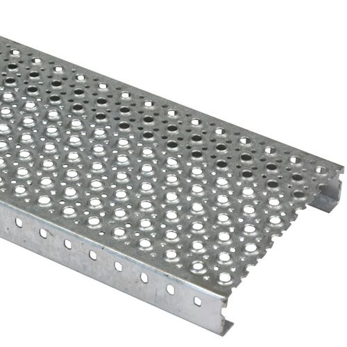 Escalón de acero galvanizado - PS-OFF - JK TECHNIC - de aluminio / de acero inoxidable / para suelo técnico