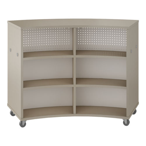 Armario de almacenamiento móvil - DOUBLE FACE RADIUS - artcobell - con