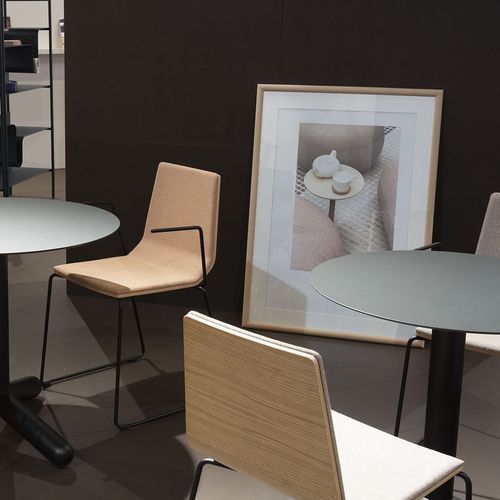 Silla de visita contemporánea - MARINA - True Design srl - de interior / de tejido / de metal