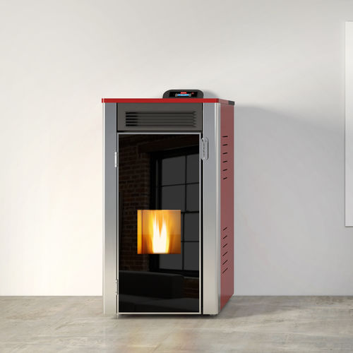 Termoestufa de pellets - TROY - IFYIL TERMO LTD STI - contemporánea / de metal