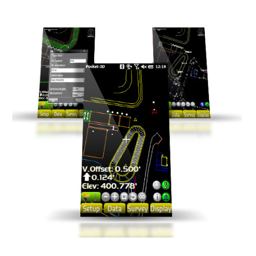 Programa de gestión de obra - POCKET 3D - Topcon Positioning Systems Inc - de cálculos / de análisis / 3D