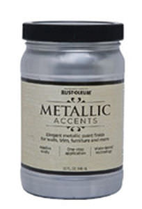 Pintura decorativa - RUST-OLEUM METALLIC ACCENTS QUARTS - RUST-OLEUM - para muro / para metal