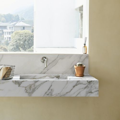 Panel decorativo para mueble - Calacatta Royale - NEOLITH - para cuarto de baño / para cocina / de pared