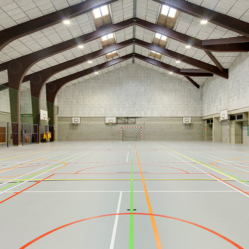 Pavimento deportivo de madera LUMAFLEX EVOLUTION OMNISPORTS COMPACT