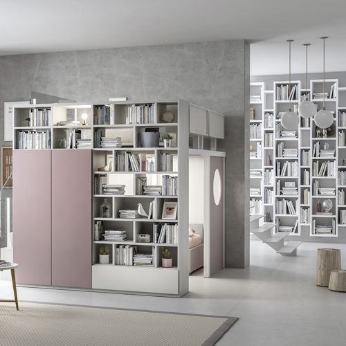 Habitación para niños rosa - 302 - TUMIDEI - de melamina / de aluminio anodizado / para niña