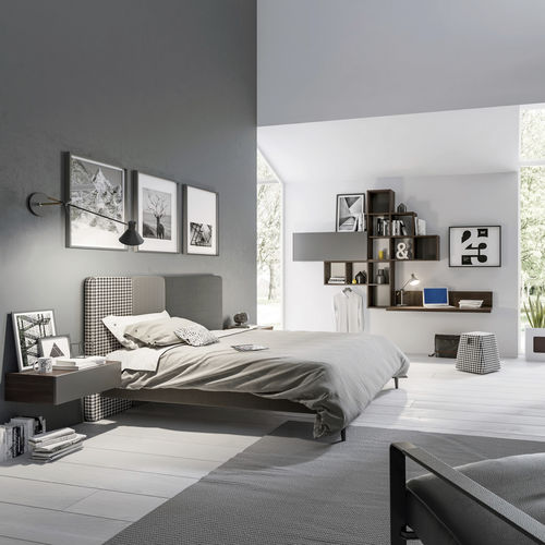 Habitación para niños gris - 344 - TUMIDEI - de melamina / de aluminio anodizado / unisex
