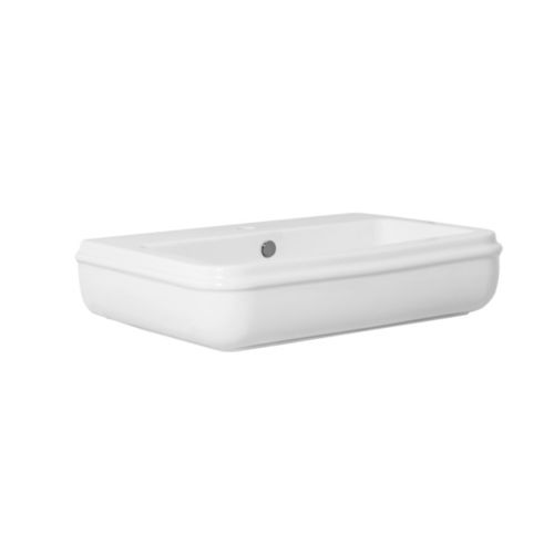 Lavabo suspendido - CHLP06846T0M - Azzurra - de cerámica / brillante / rectangular