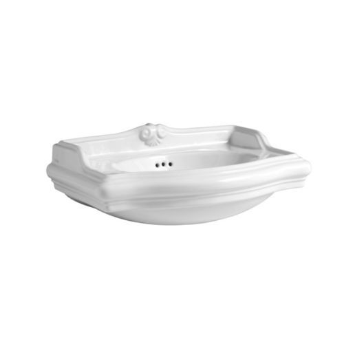 Lavabo suspendido - JULS0503500M - Azzurra - de cerámica / con espejo ajustable / con 1 orificio