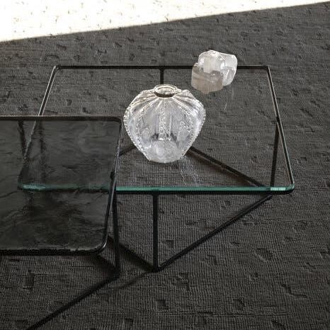 Mesa de centro contemporánea - Lemante - B&B Italia - de vidrio / de MDF / de mármol