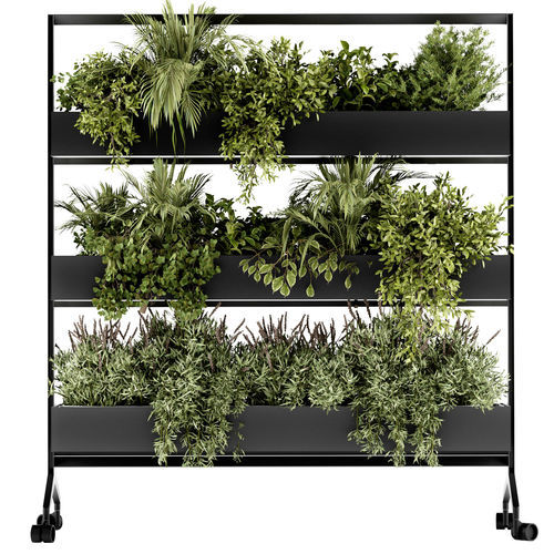 Jardín vertical con ruedas - ALINE WORK / J16 - ALIAS - de plantas naturales / a medida / biológico