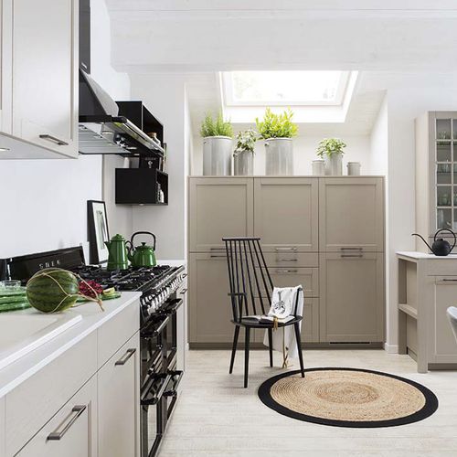 Cocina contemporánea - AMBIANCE COTTAGE - Mobalpa - de roble / con