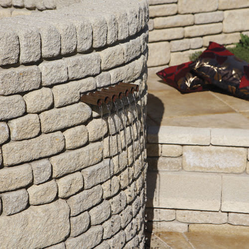 Borde de jardín - COUNTRYSTONE - BRADSTONE - de hormigón / de piedra