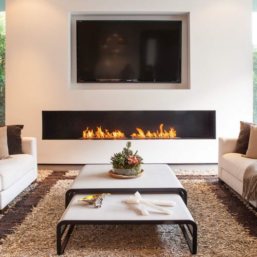 quemador de bioetanol rectangular - EcoSmart Fire