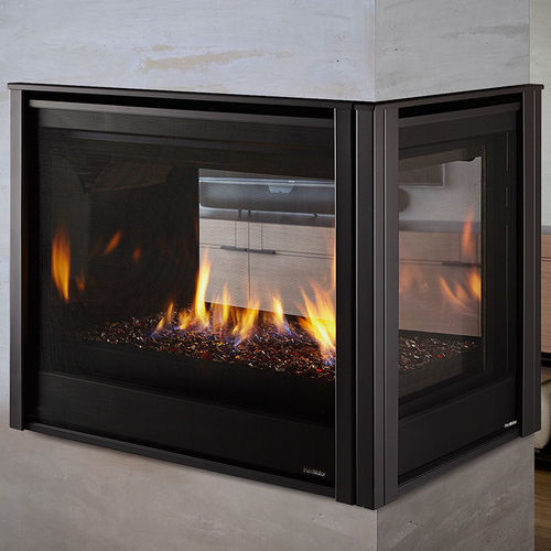 Chimenea de gas - PENINSULA - heatilator - tradicional / hogar cerrado