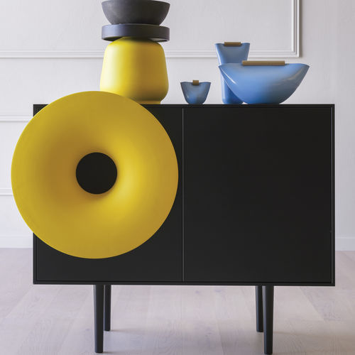 Aparador contemporáneo - Caruso - miniforms - de madera lacada / de roble / de nogal