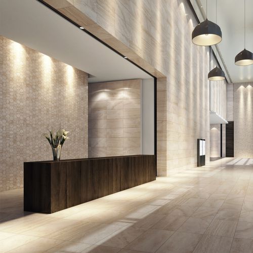 Baldosa de gres porcelánico - CASTELBIANCO - Interceramic - esmaltada / de interior / de pared