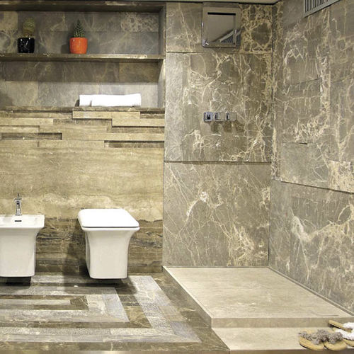 Baldosa de piedra natural - AMBRATO - Manzi Marmi S.r.l. - pulida / de interior / de baño
